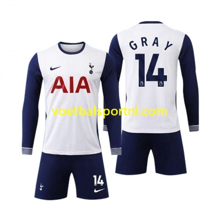 Tottenham Spurs Gray 14 Kind Thuis Tenue 2024-25 L/S